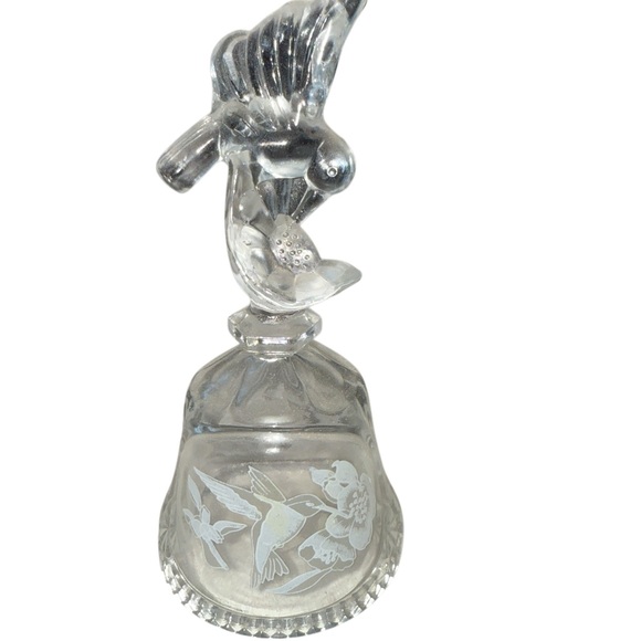 Hummingbird Bell. Glass 1990 Art
mark Chicago Ltd - Picture 2 of 4